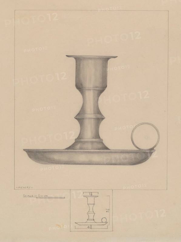 Candlestick, c. 1936.
