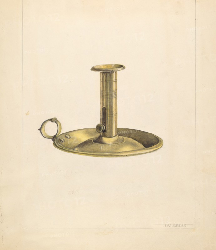 Candlestick, c. 1937.
