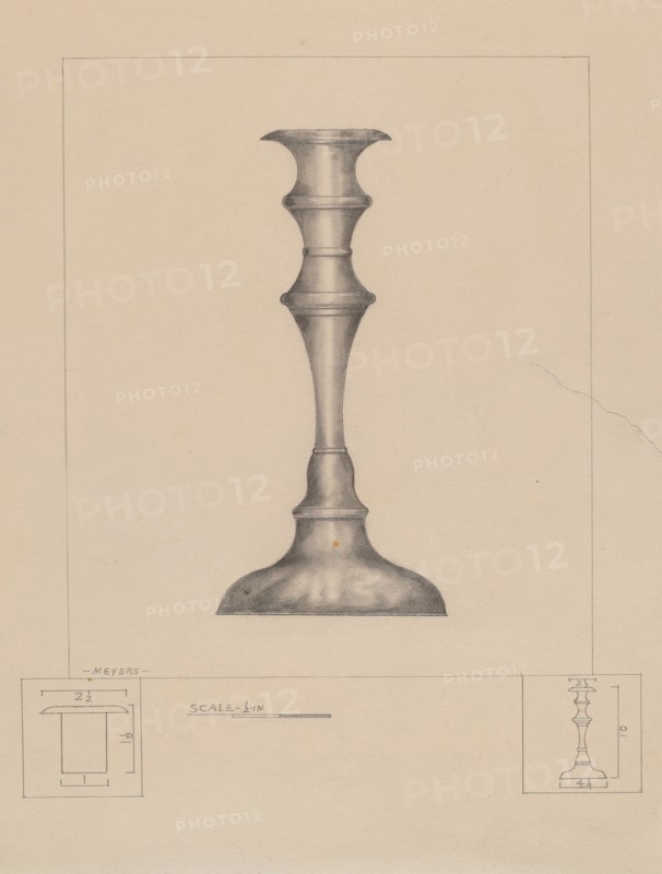 Candlestick, c. 1937.