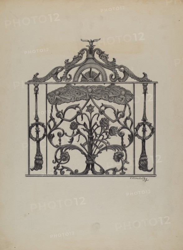 Cast Iron Gate, 1937.