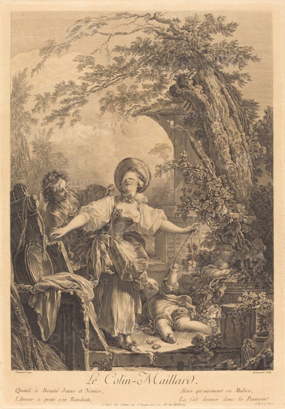 Colin Maillard, 1760.