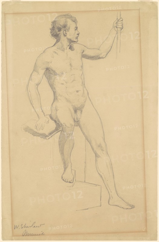 Male Nude, 1870-1877.