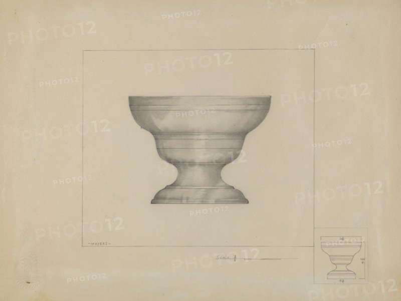 Pewter Bowl, c. 1936.