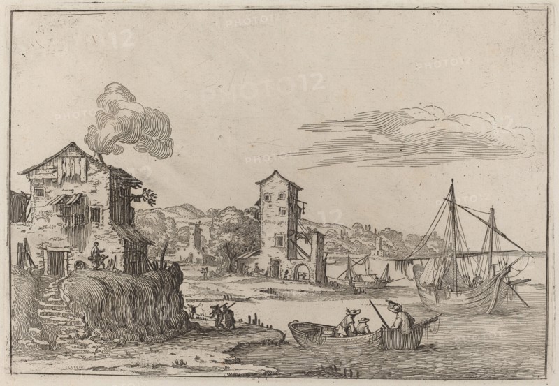 Rustic Seaport, 1638.
