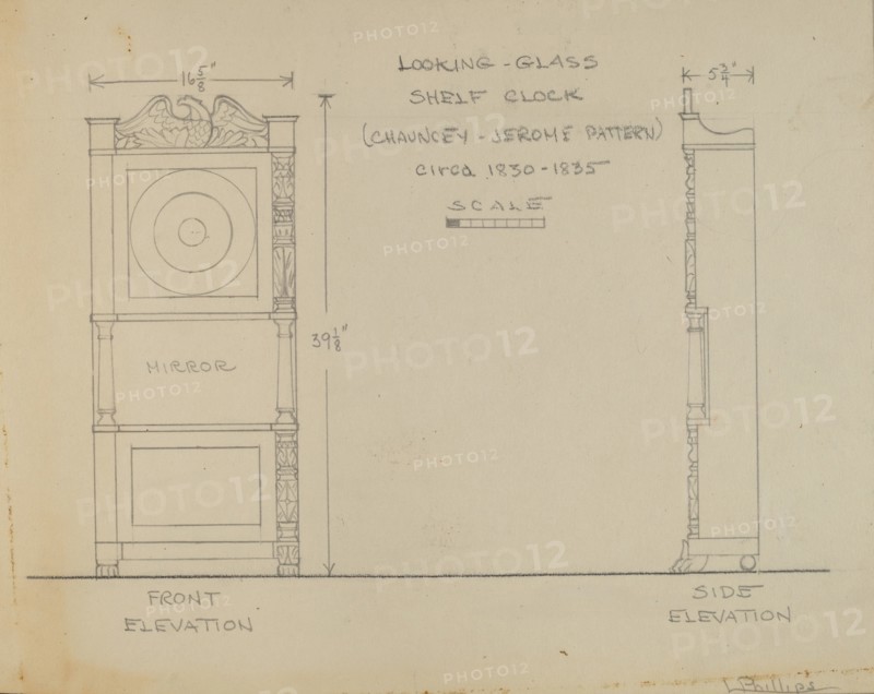 Shelf Clock, c. 1936.