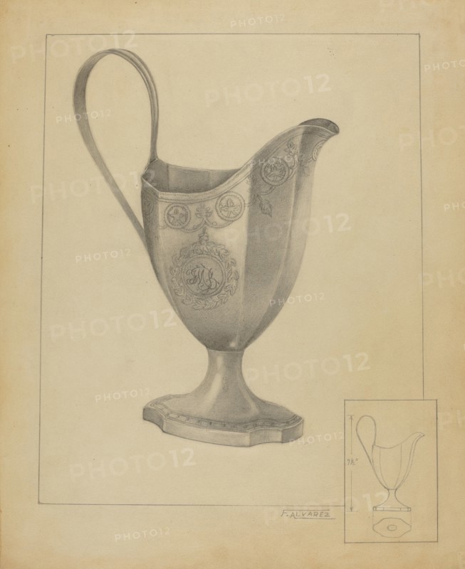 Silver Creamer, 1936.
