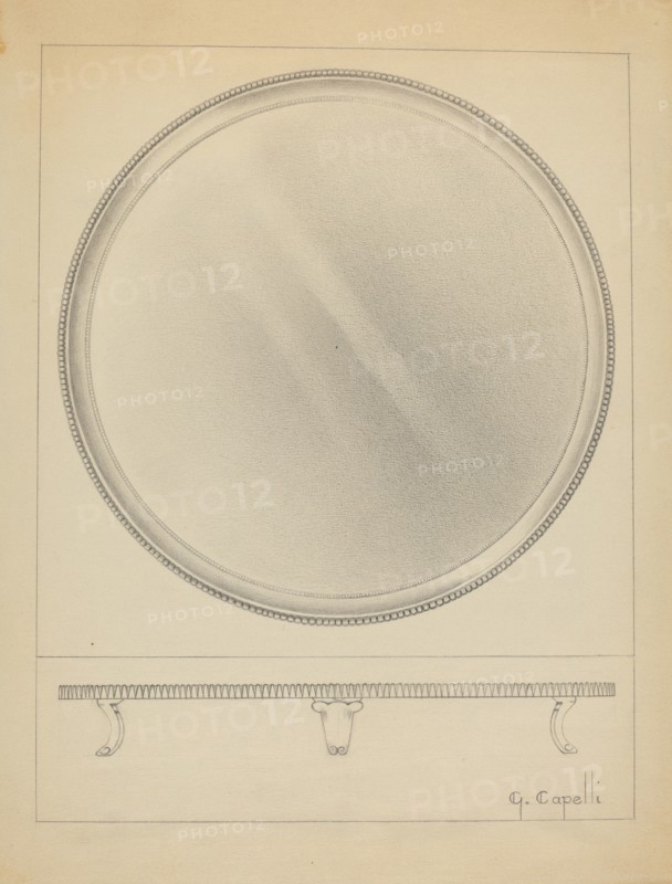 Silver Tray, c. 1936.