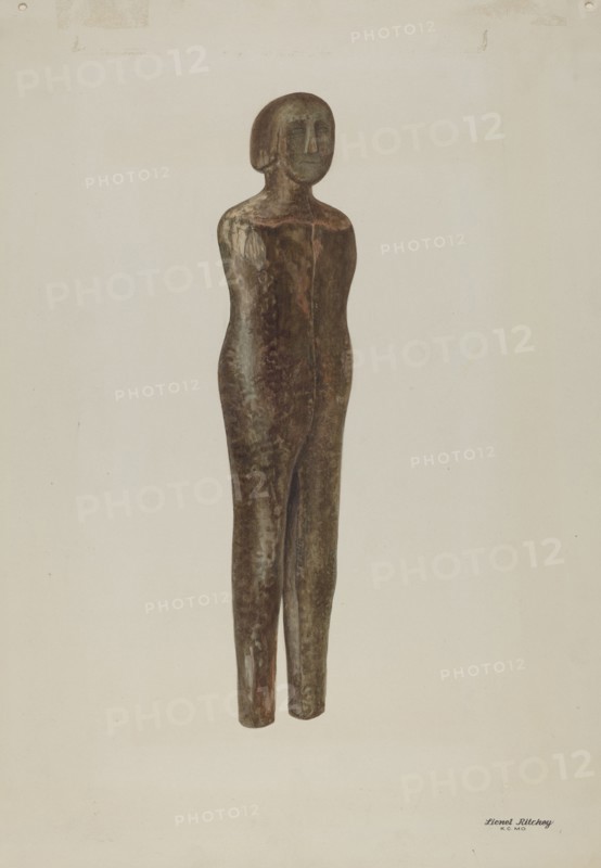 Wooden Doll, c. 1940.