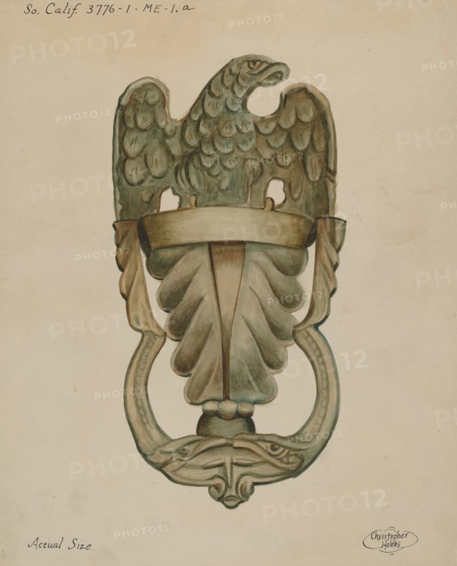 Door Knocker, c. 1936.
