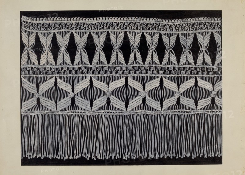 Macrame/Lace, c. 1936.