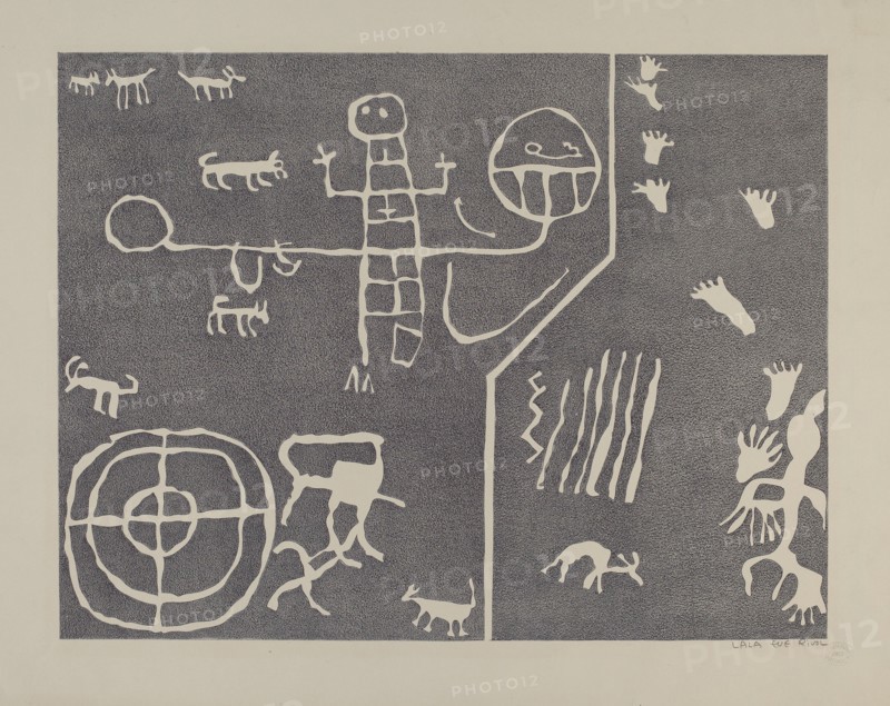 Petroglyph, 1935/1942.
