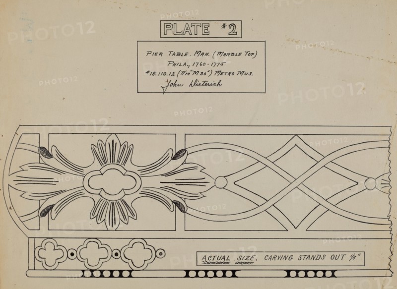 Pier Table, 1935/1942.