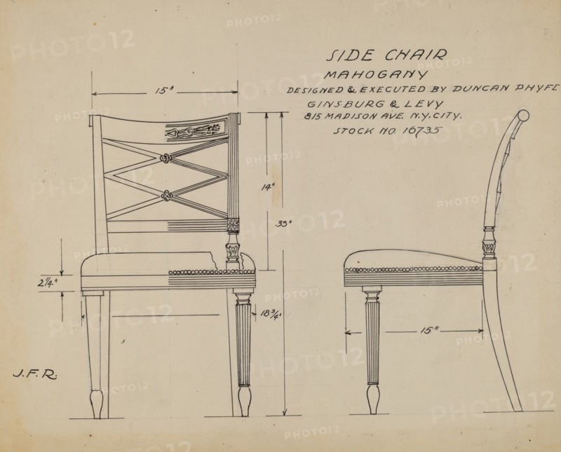 Side Chair, 1935/1943.