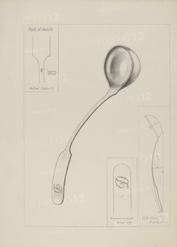 Silver Ladle, c. 1937.