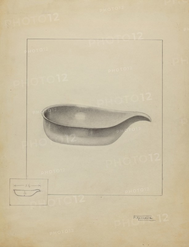 Silver Pap Boat, 1936.