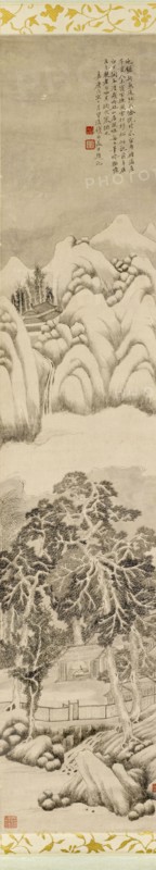 Snowy landscape, 1818.