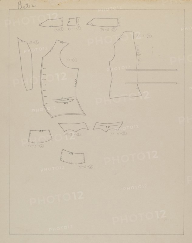 Suit Pattern, c. 1938.