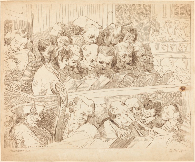 A Choral Band, c. 1784.
