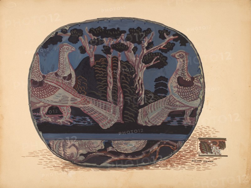 Bandbox Cover, c. 1936.