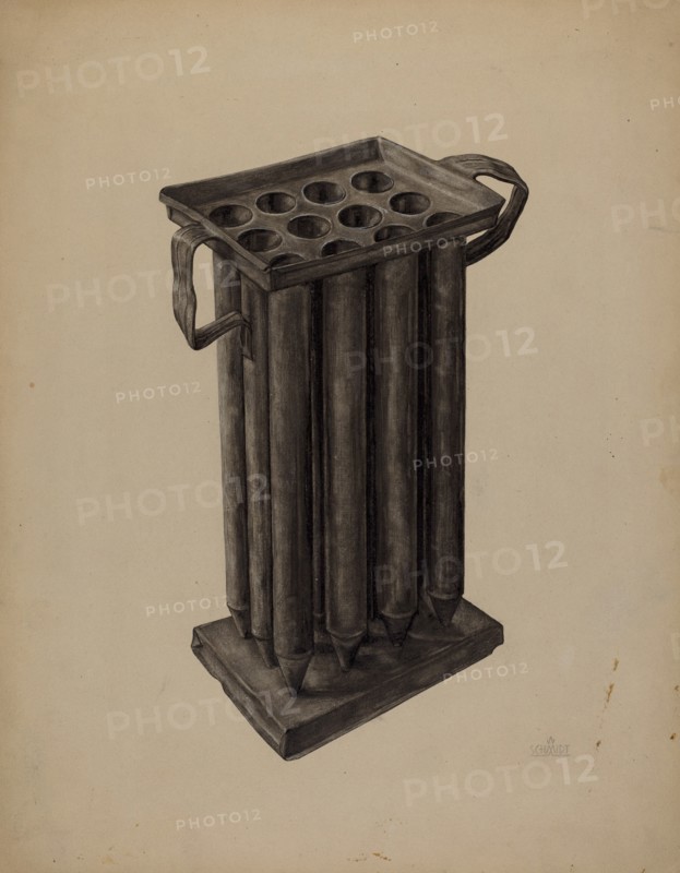 Candle Mold, 1935/1942.