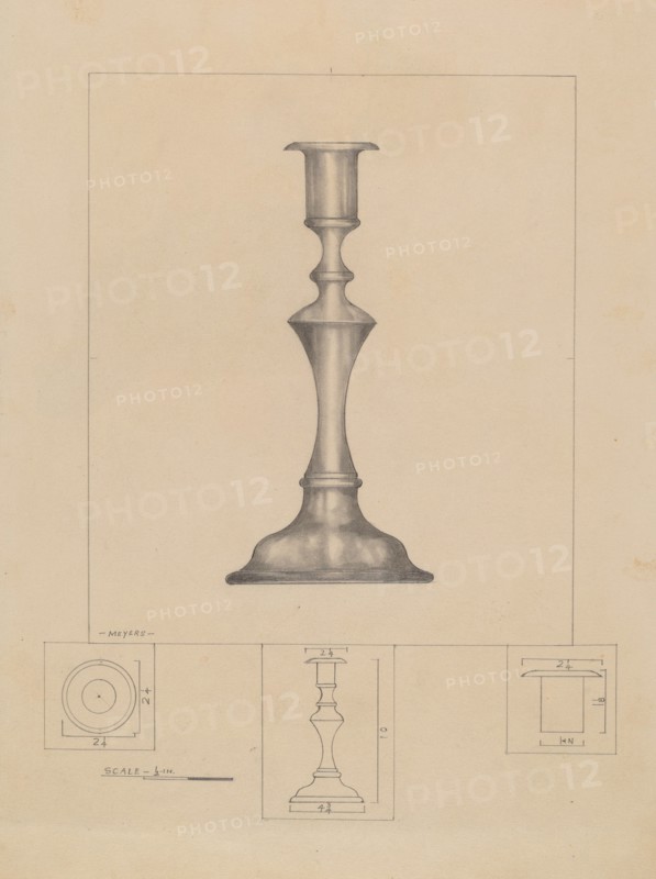 Candlestick, 1935/1942.