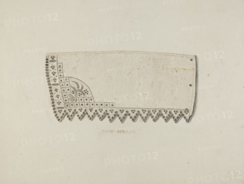 Embroidered Cuff, 1939.