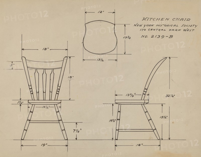 Kitchen Chair, c. 1935.