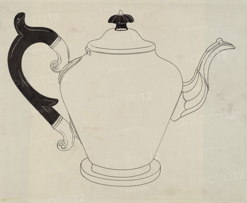 Pewter Teapot, c. 1937.