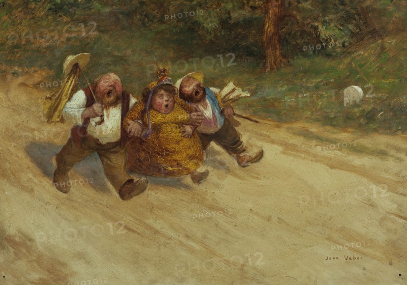 Trois bons amis, c1902.