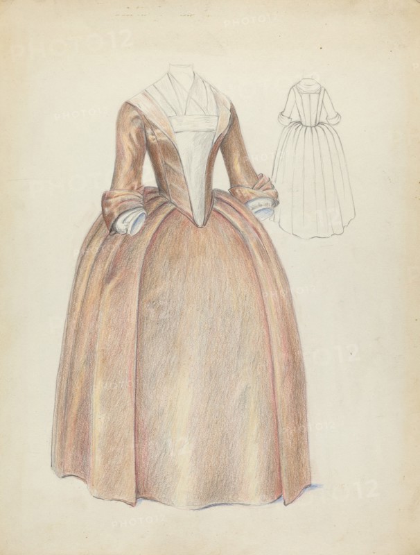 Woman's Dress, c. 1940.