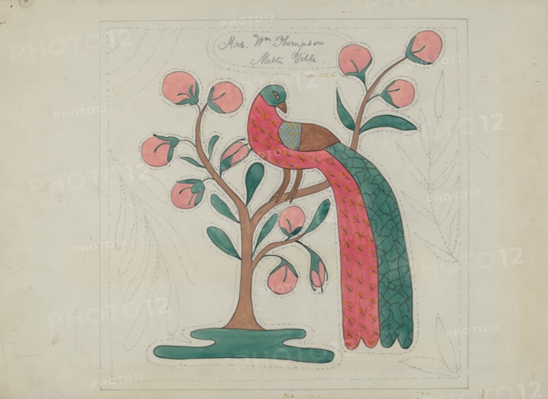 Applique Quilt, c. 1936.