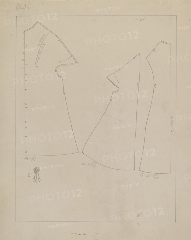 Coat (Pattern), c. 1937.