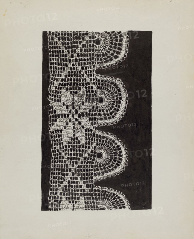Crocheted Lace, c. 1936.