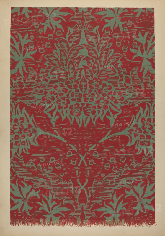 Ingrain Carpet, c. 1936.
