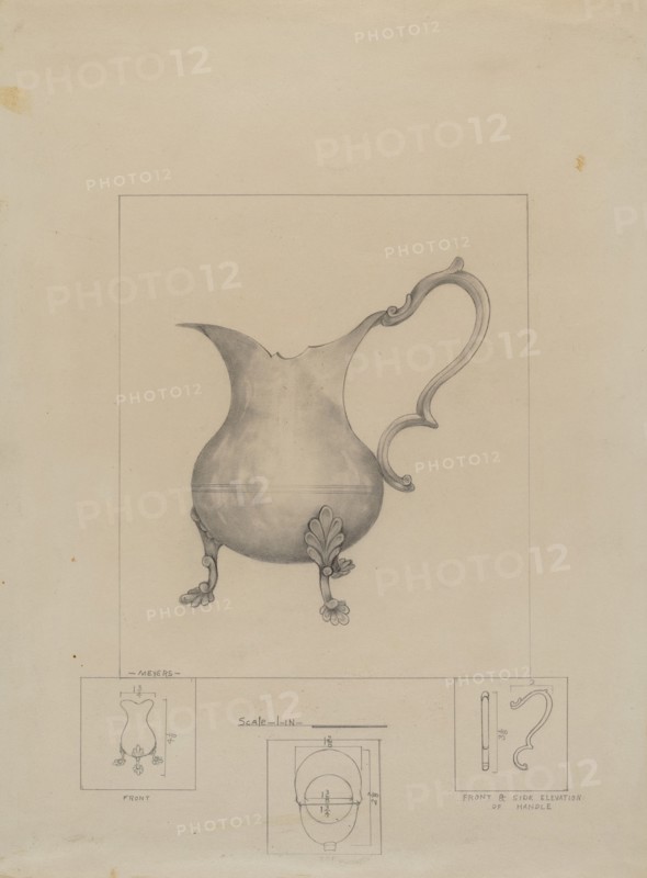 Pewter Pitcher, c. 1942.
