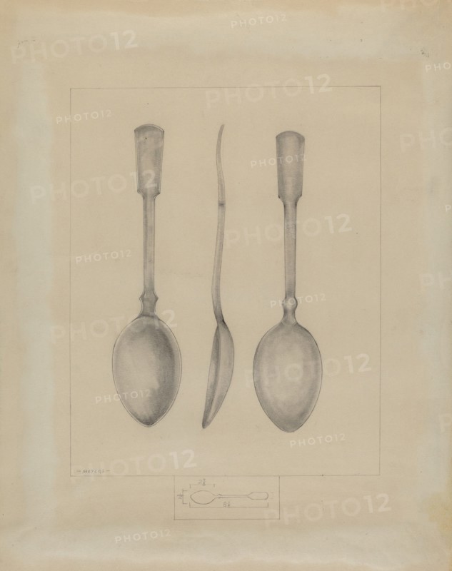 Pewter Spoon, 1935/1942.