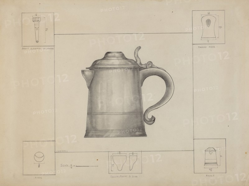 Pewter Tankard, c. 1936.