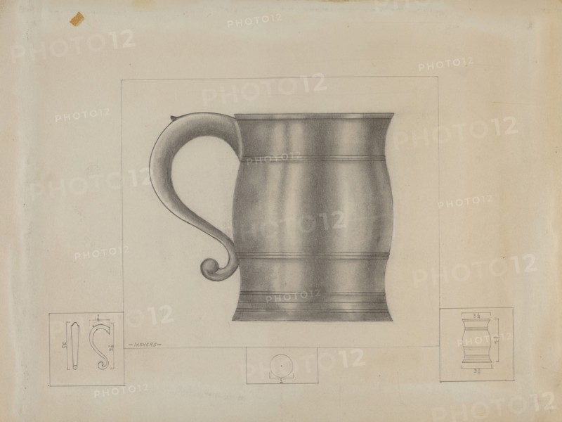 Pewter Tankard, c. 1936.