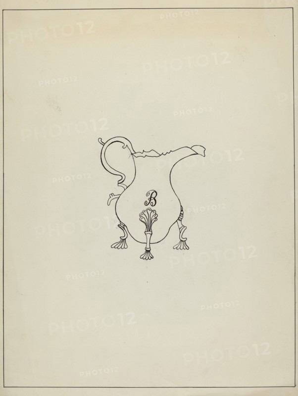 Silver Creamer, c. 1936.
