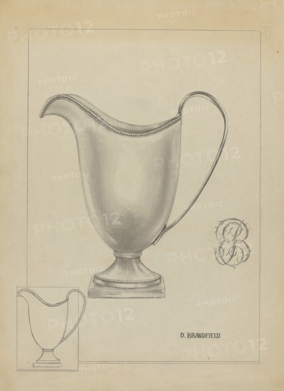 Silver Pitcher, c. 1937.