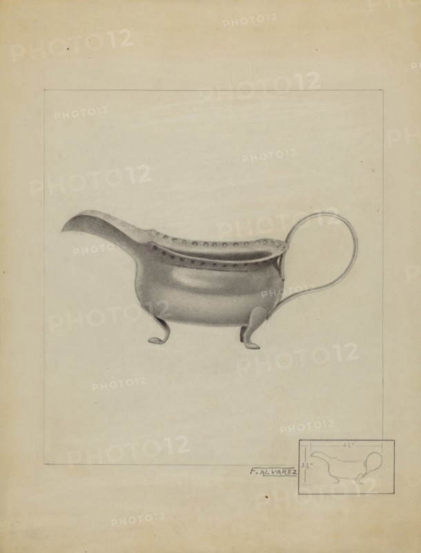 Silver Sauce Boat, 1936.