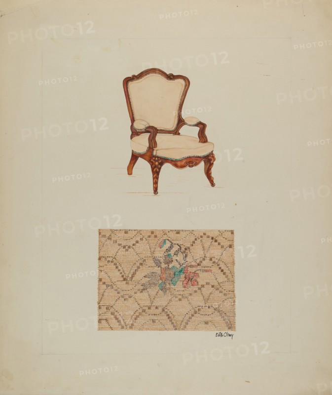Chair and Tapestry, 1940.