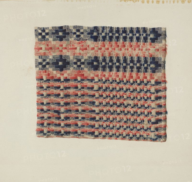 Coverlet Detail, c. 1941.