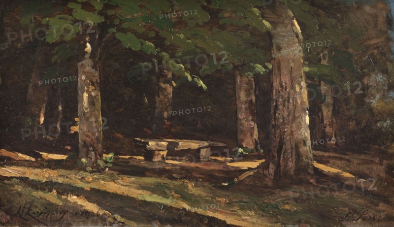 Le banc, 1906. The bench.