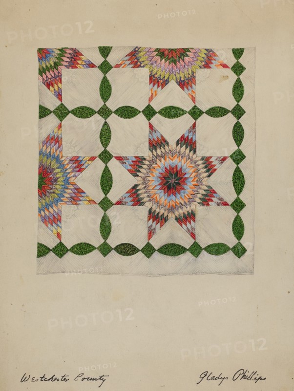 Patchwork Quilt, c. 1937.