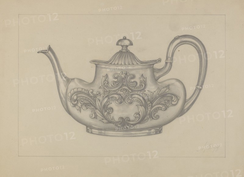 Silver Teapot, 1935/1942.