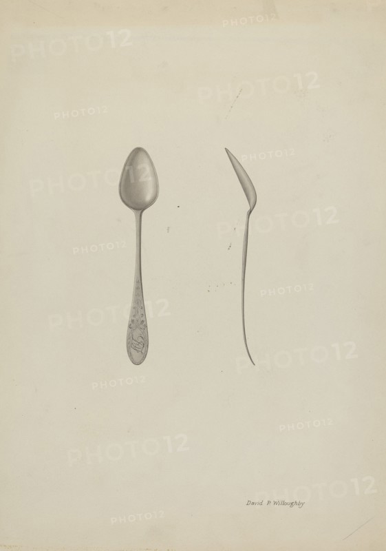 Silver Teaspoon, c. 1940.