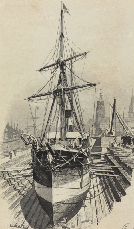 Auswanderer-Dampfer, 1893.
