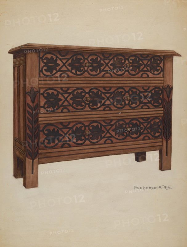 Chest of Drawers, c. 1936.