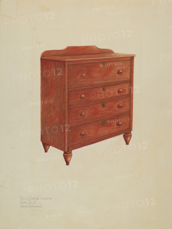 Chest of Drawers, c. 1939.